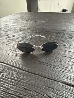RV10 56-20 Rimless Oval Sunglasses